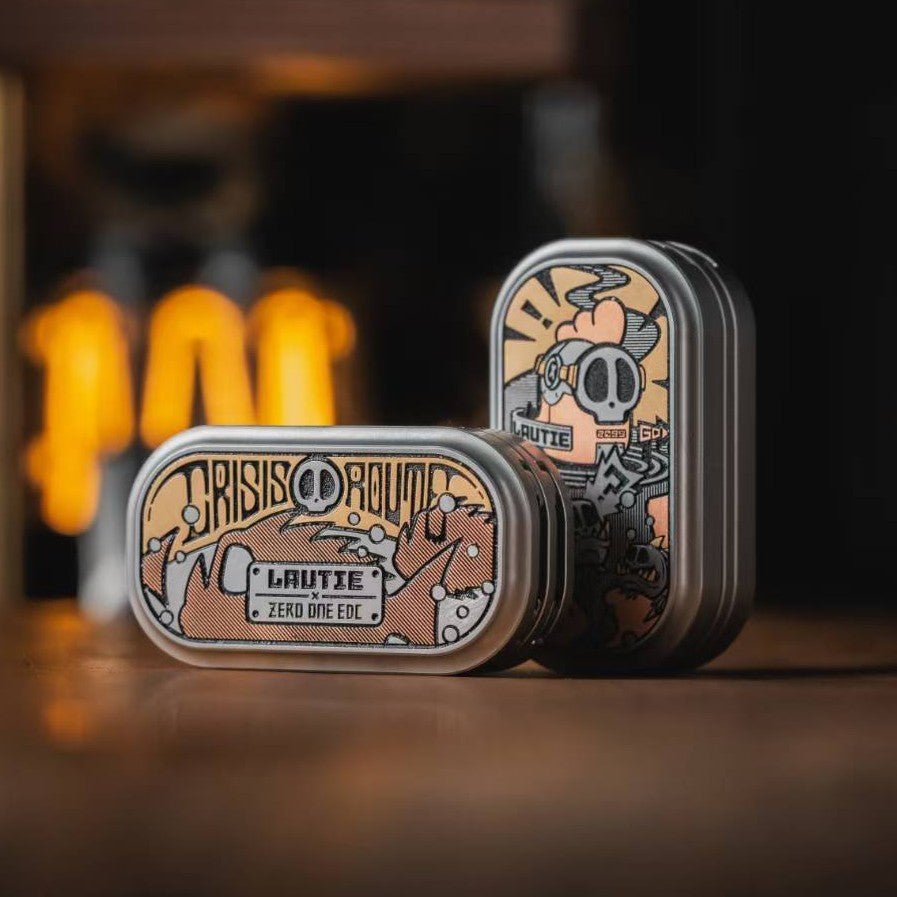 Lautie x 01EDC CRISIS ROUTE Mechanical Fidget Slider - MetaEDC