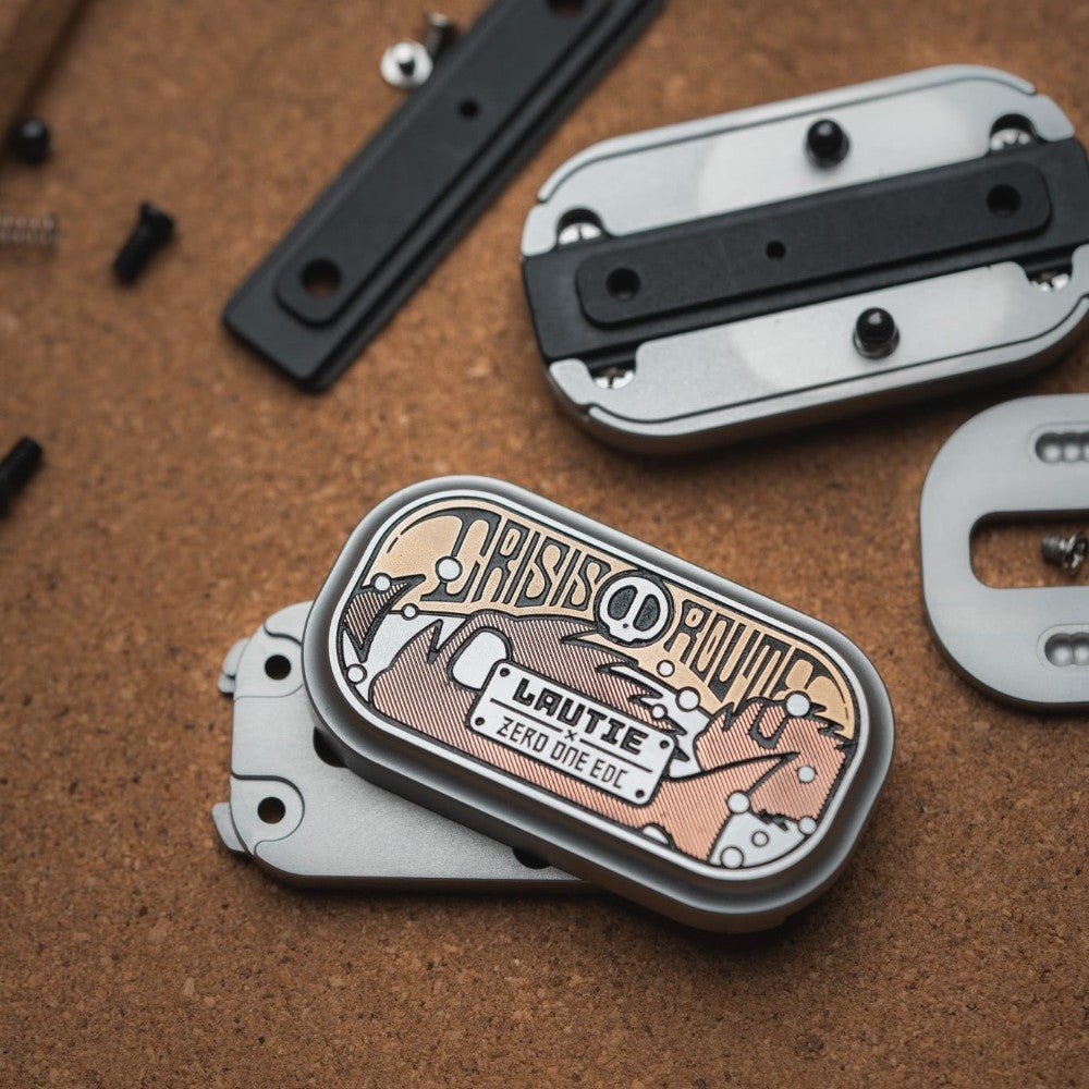 Lautie x 01EDC CRISIS ROUTE Mechanical Fidget Slider - MetaEDC