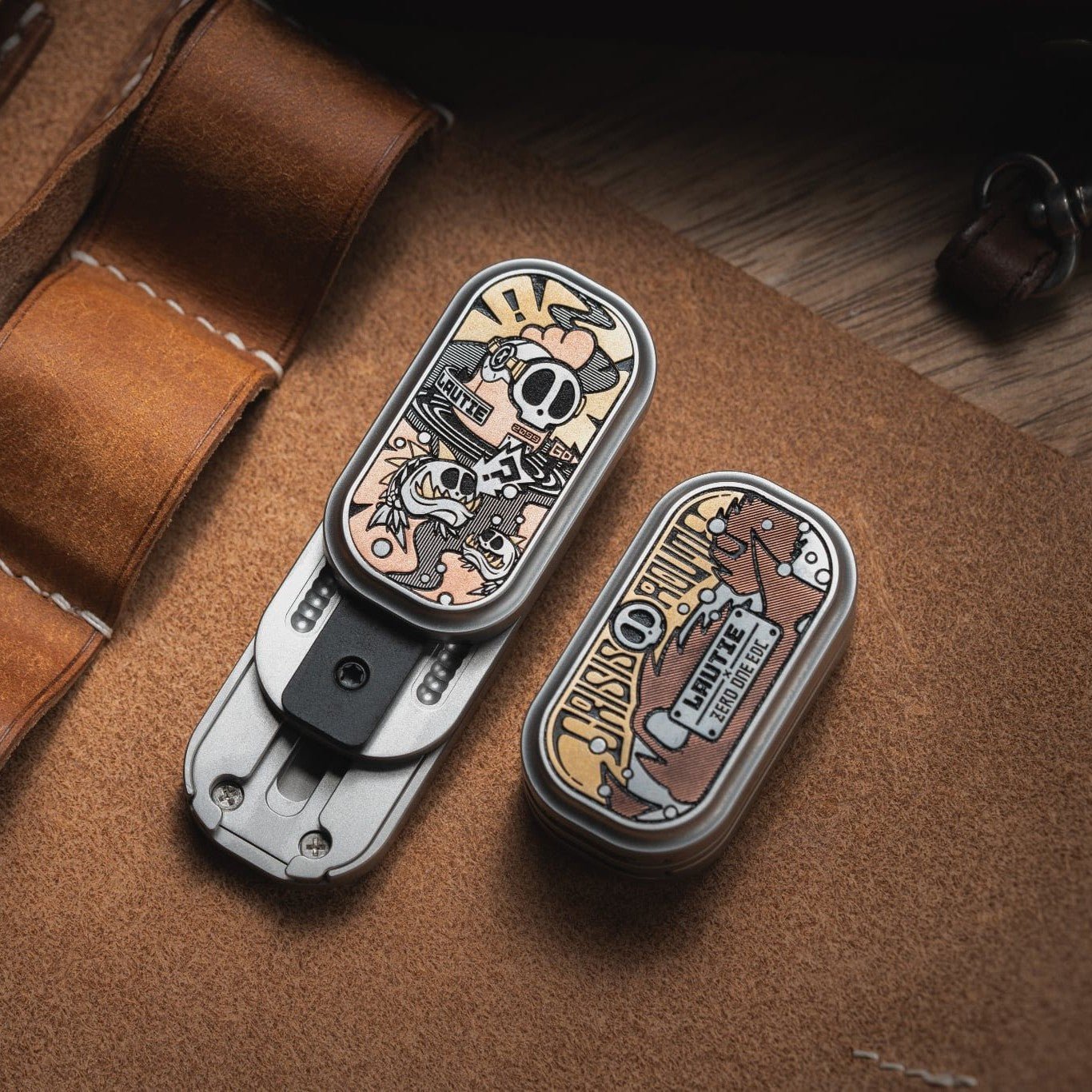 Lautie x 01EDC CRISIS ROUTE Mechanical Fidget Slider - MetaEDC