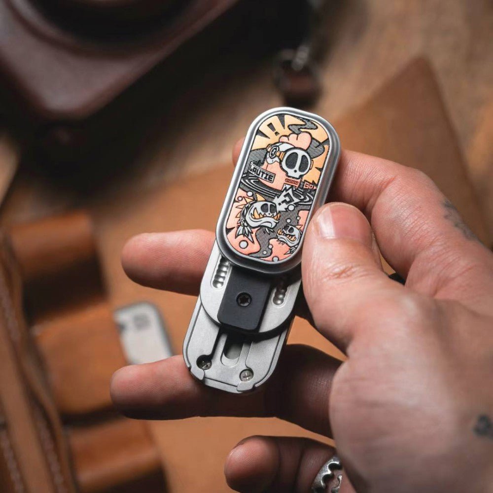 Lautie x 01EDC CRISIS ROUTE Mechanical Fidget Slider - MetaEDC