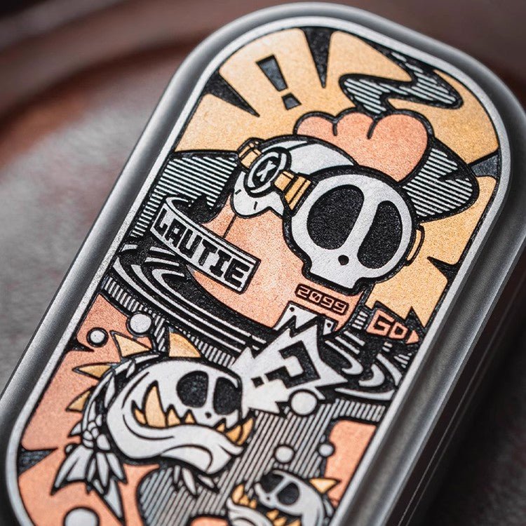 Lautie x 01EDC CRISIS ROUTE Mechanical Fidget Slider - MetaEDC