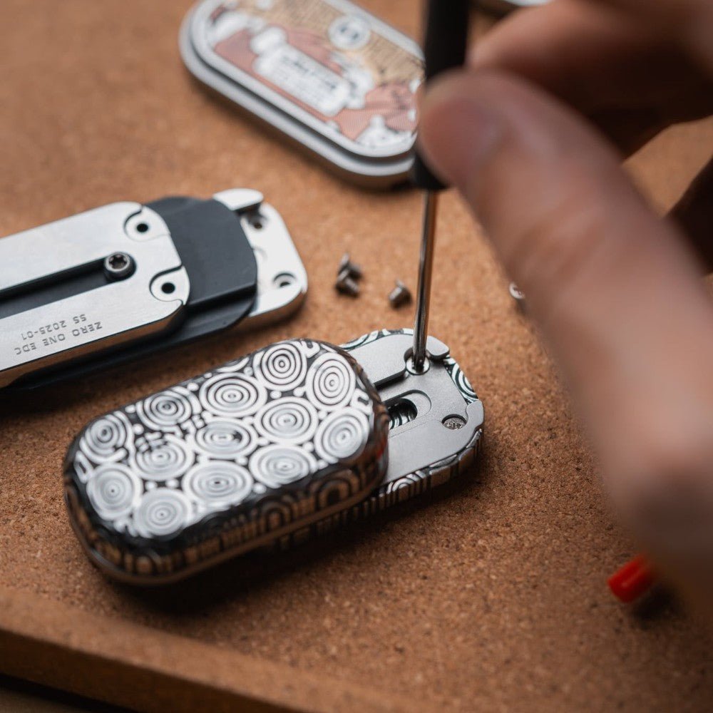 Lautie x 01EDC CRISIS ROUTE Mechanical Fidget Slider - MetaEDC