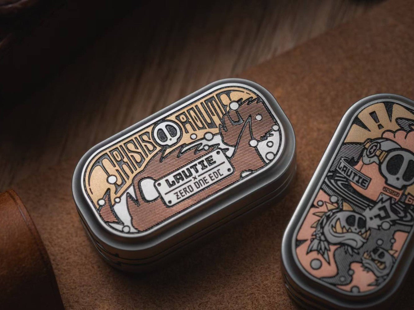 Lautie x 01EDC CRISIS ROUTE Mechanical Fidget Slider - MetaEDC