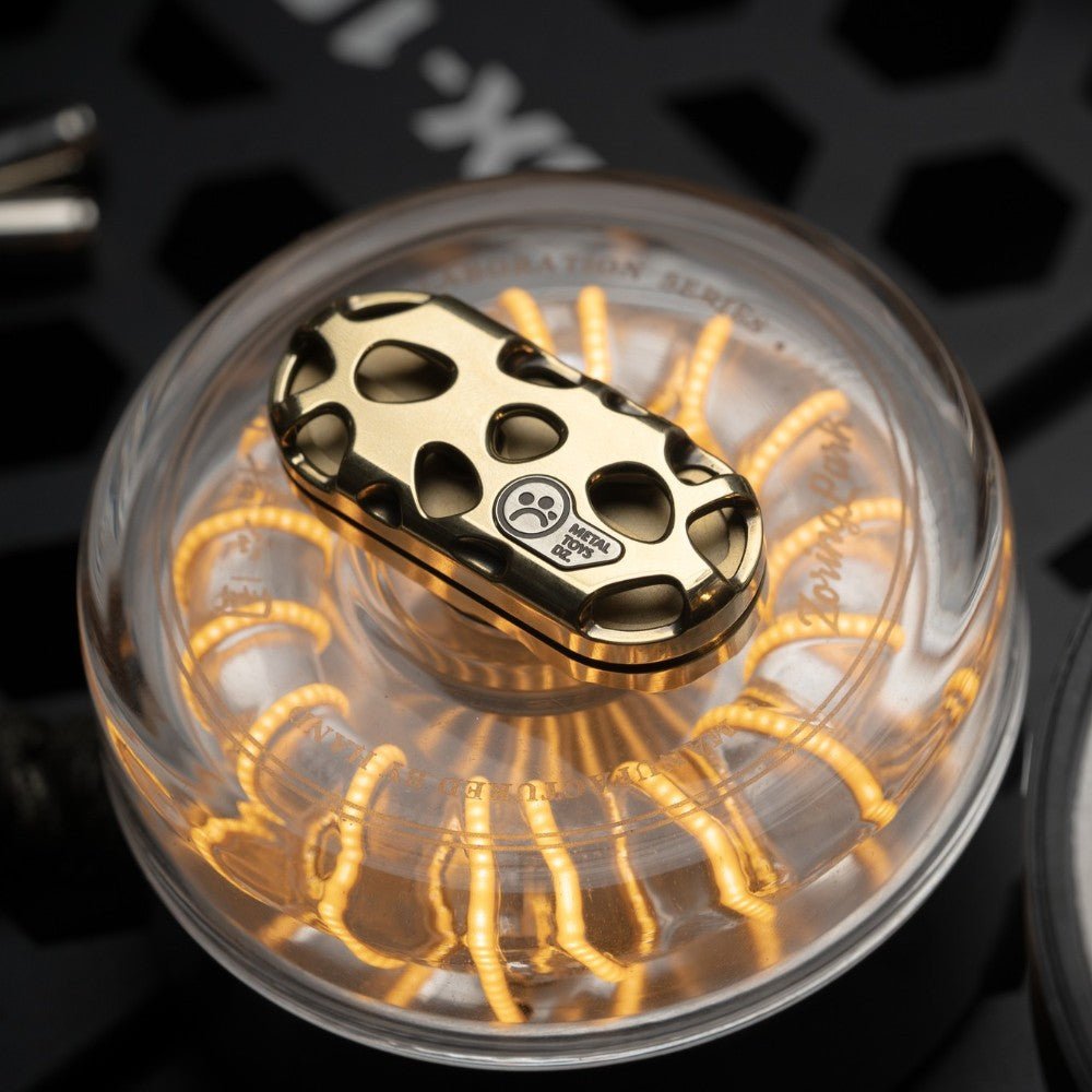 Metal Toys Dz Top - B SKELETON Mechanical Fidget Slider - MetaEDC