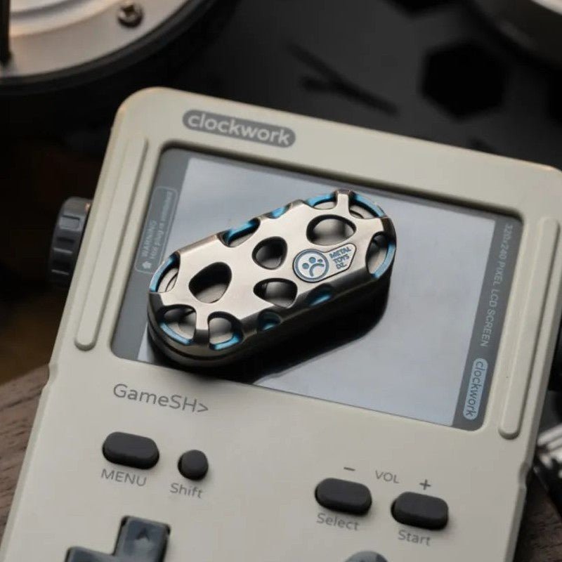 Metal Toys Dz Top - B SKELETON Mechanical Fidget Slider - MetaEDC