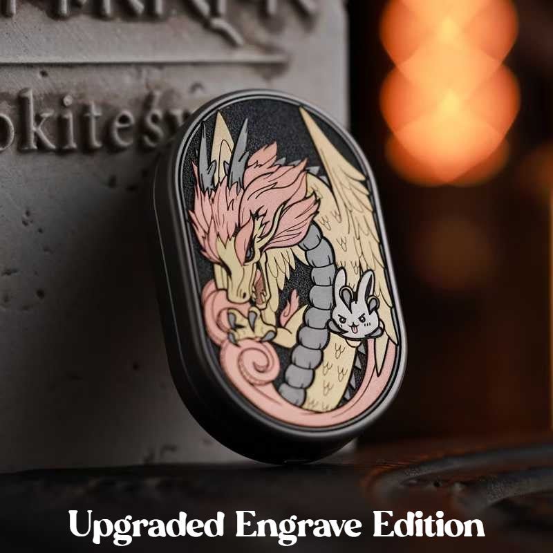 MOT Titanium Dragon Groove Fidget Slider - MetaEDC