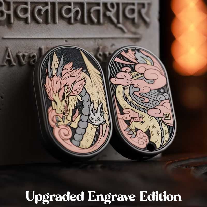 MOT Titanium Dragon Groove Fidget Slider - MetaEDC