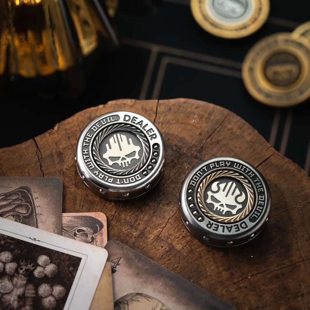 LAUTIE Mini Dealer Coin 2099 Poker Fidget Spinner - MetaEDC