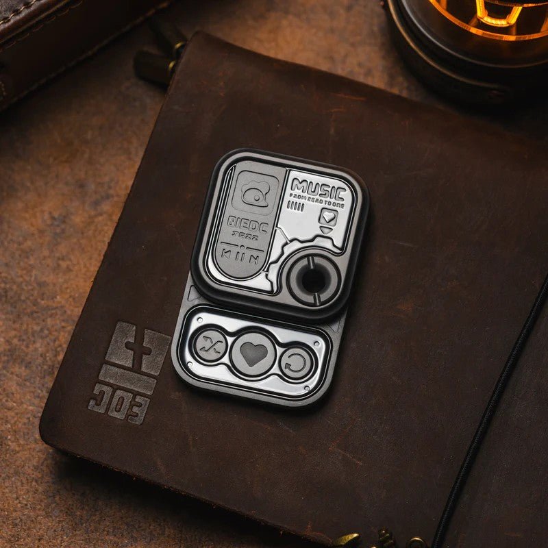 01EDC CD PLAYER CUBE Fidget Slider | Fidget Toy | MetaEDC