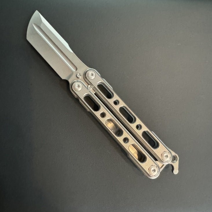 EDC Titanium Balisong Comb - MetaEDC