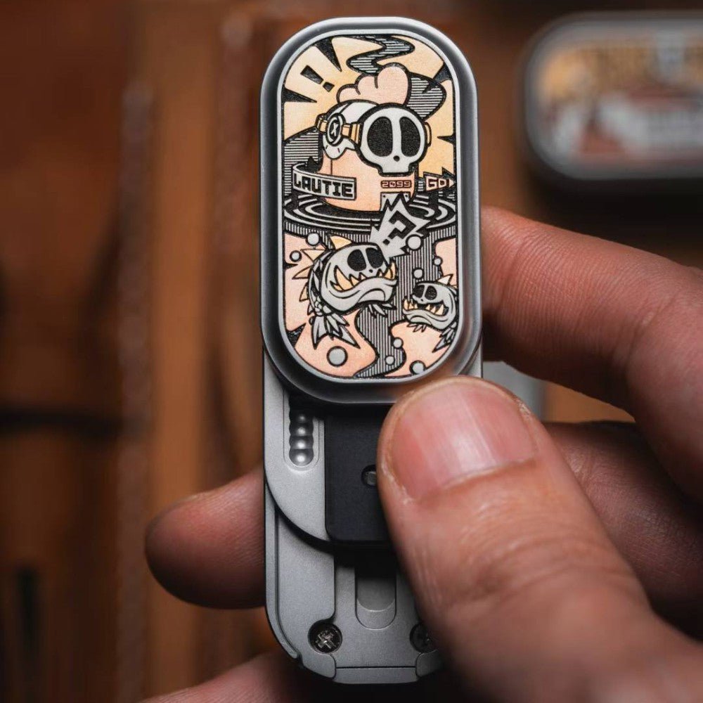 Lautie x 01EDC CRISIS ROUTE Mechanical Fidget Slider - MetaEDC