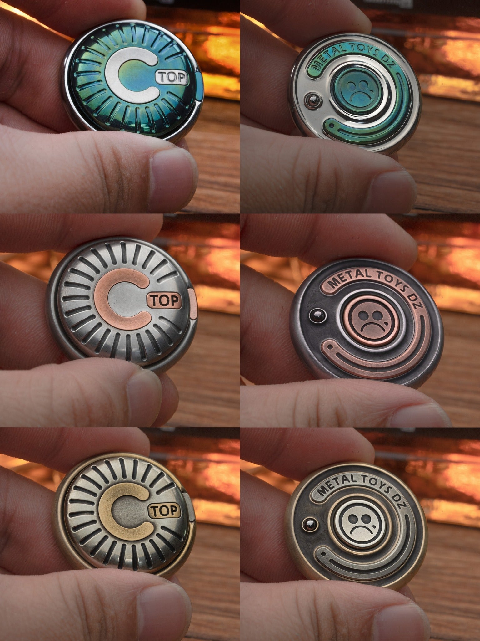 Metal Toys Dz Top-C 2024 Edition Mechanical Haptic Coin | Fidget