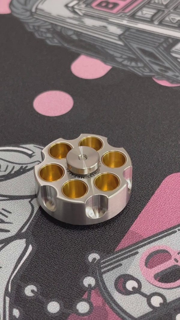 MLD Revolver Bullet Stainless Steel Fidget Spinner