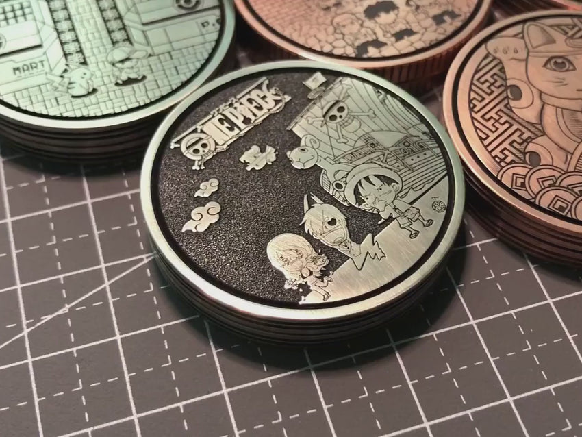 ACEdc Pokemon One Piece Super Mario Avengers Haptic Coin - MetaEDC