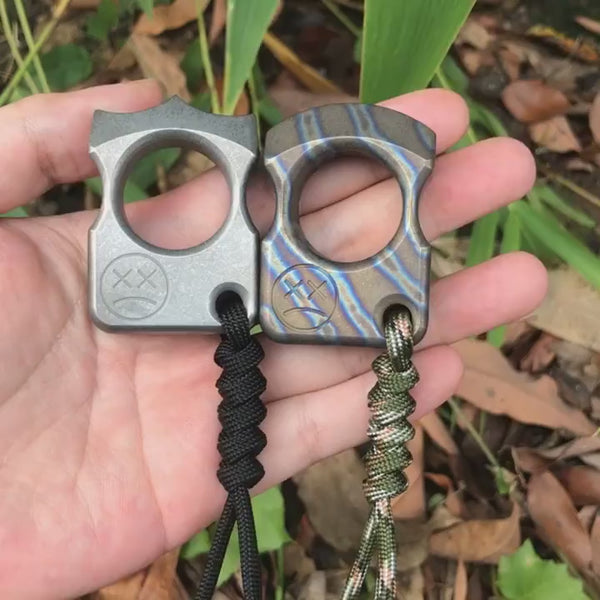 Titanium EDC SFK Knuck Decorative Keyring