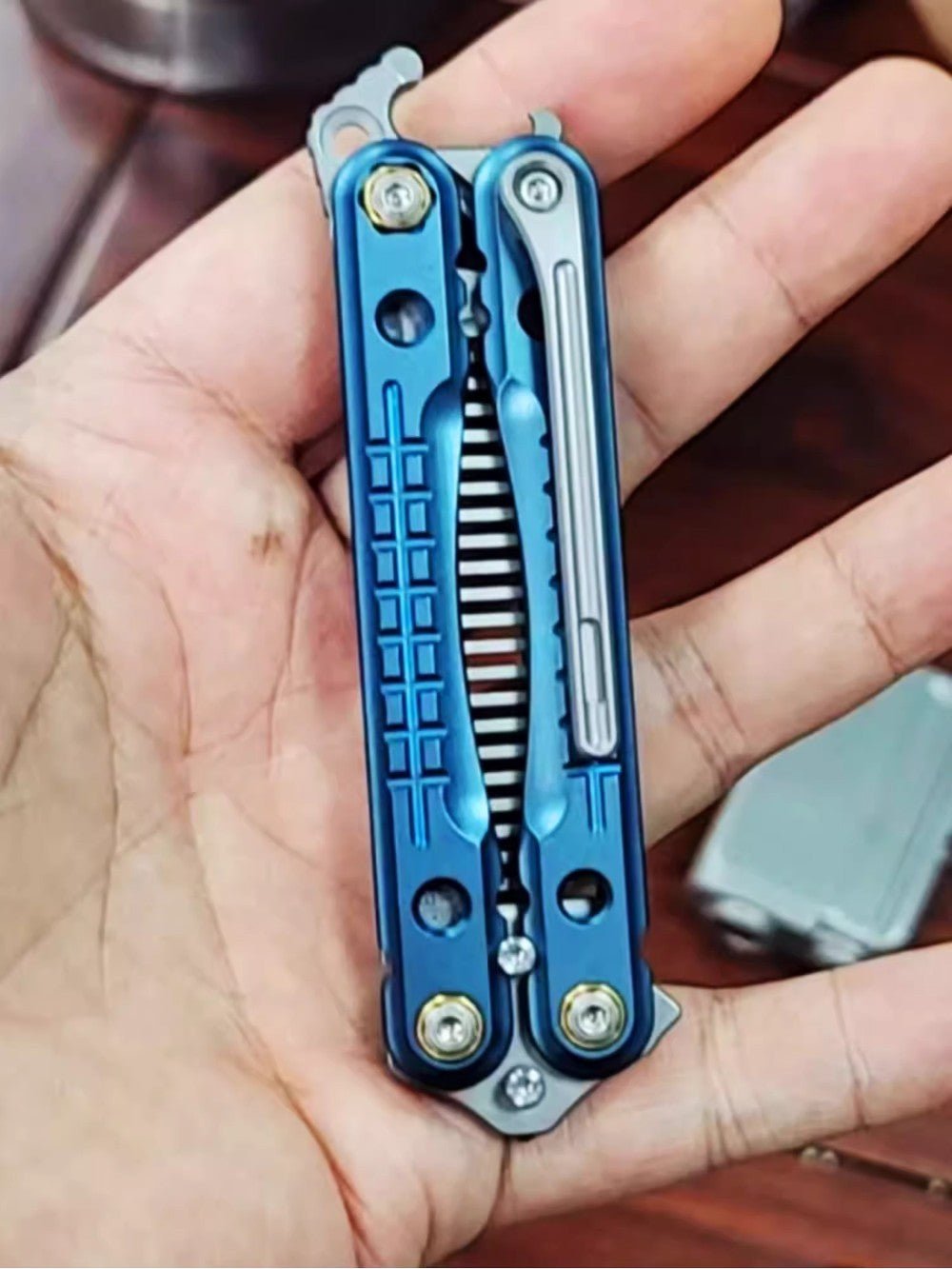 Ruisha MOYEWORKS Titanium Balisong Comb - MetaEDC