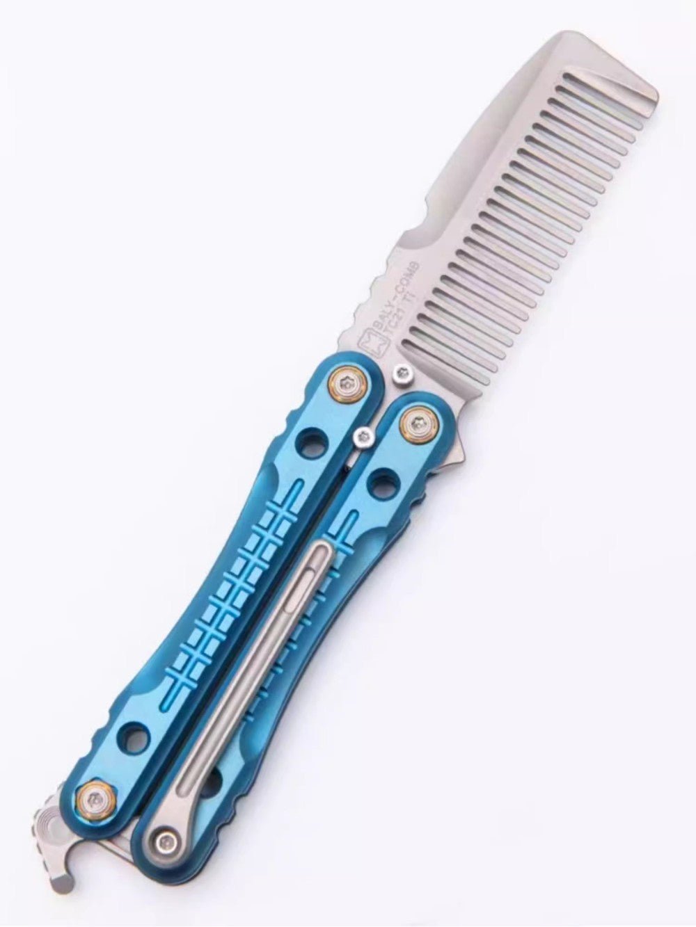 Ruisha MOYEWORKS Titanium Balisong Comb - MetaEDC