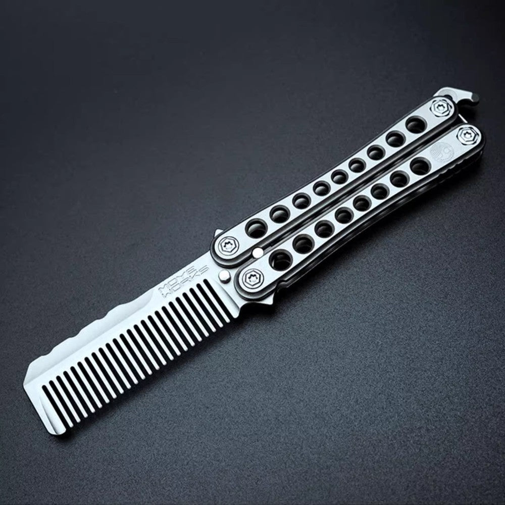 Ruisha MOYEWORKS Titanium Balisong Comb - MetaEDC