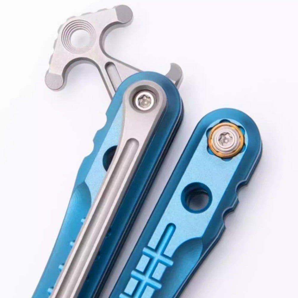 Ruisha MOYEWORKS Titanium Balisong Comb - MetaEDC