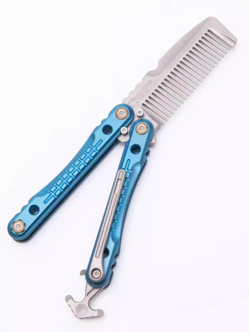 Ruisha MOYEWORKS Titanium Balisong Comb - MetaEDC