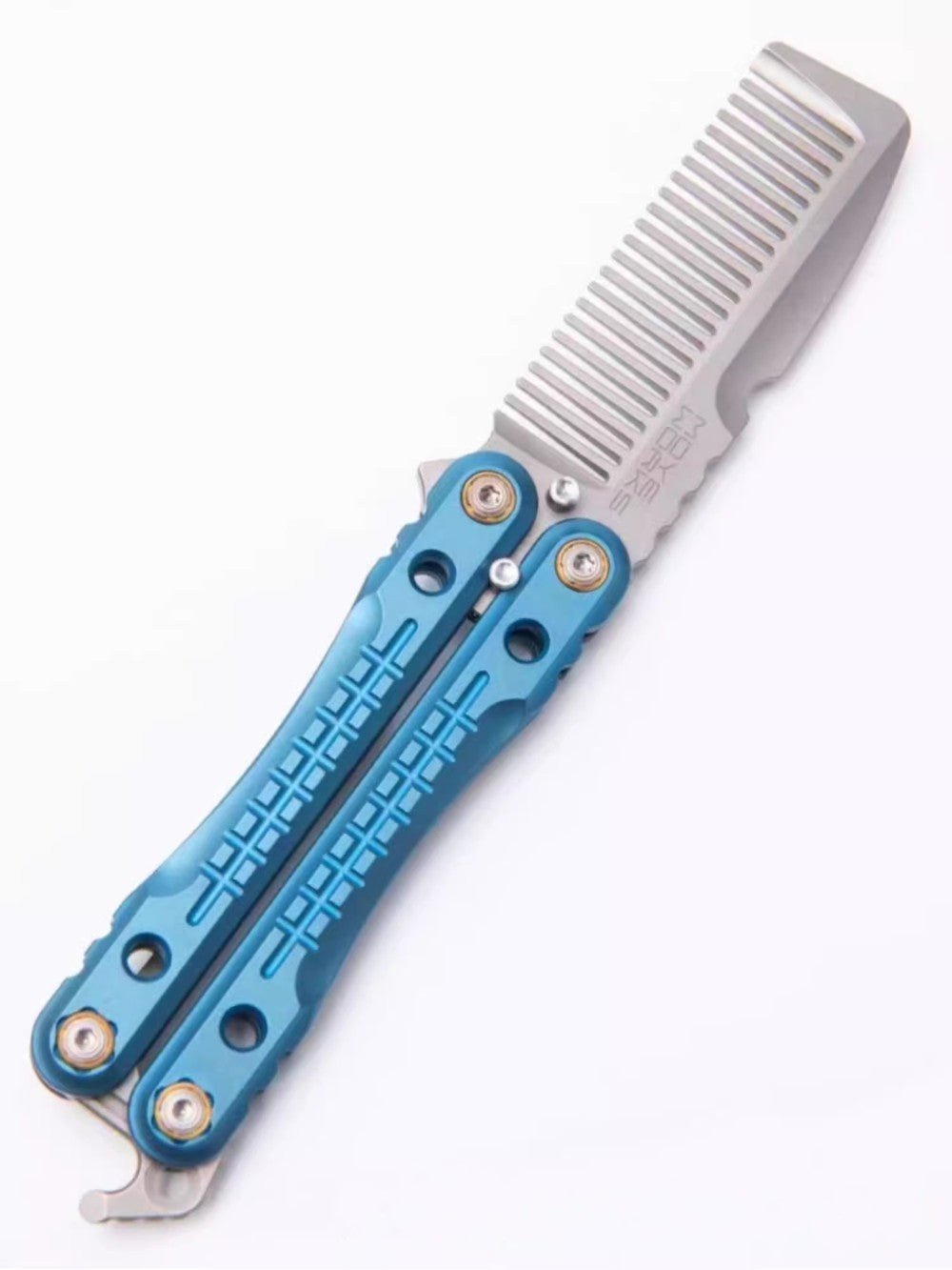 Ruisha MOYEWORKS Titanium Balisong Comb - MetaEDC