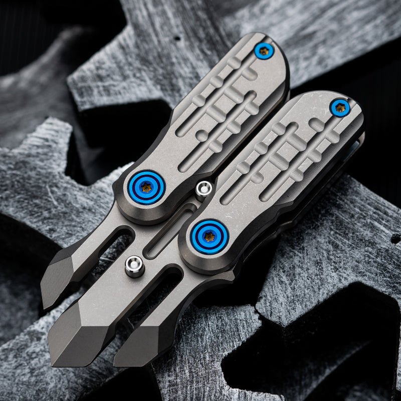 Wanwu ATLANTIS Aquaking Balisong Prybar - MetaEDC