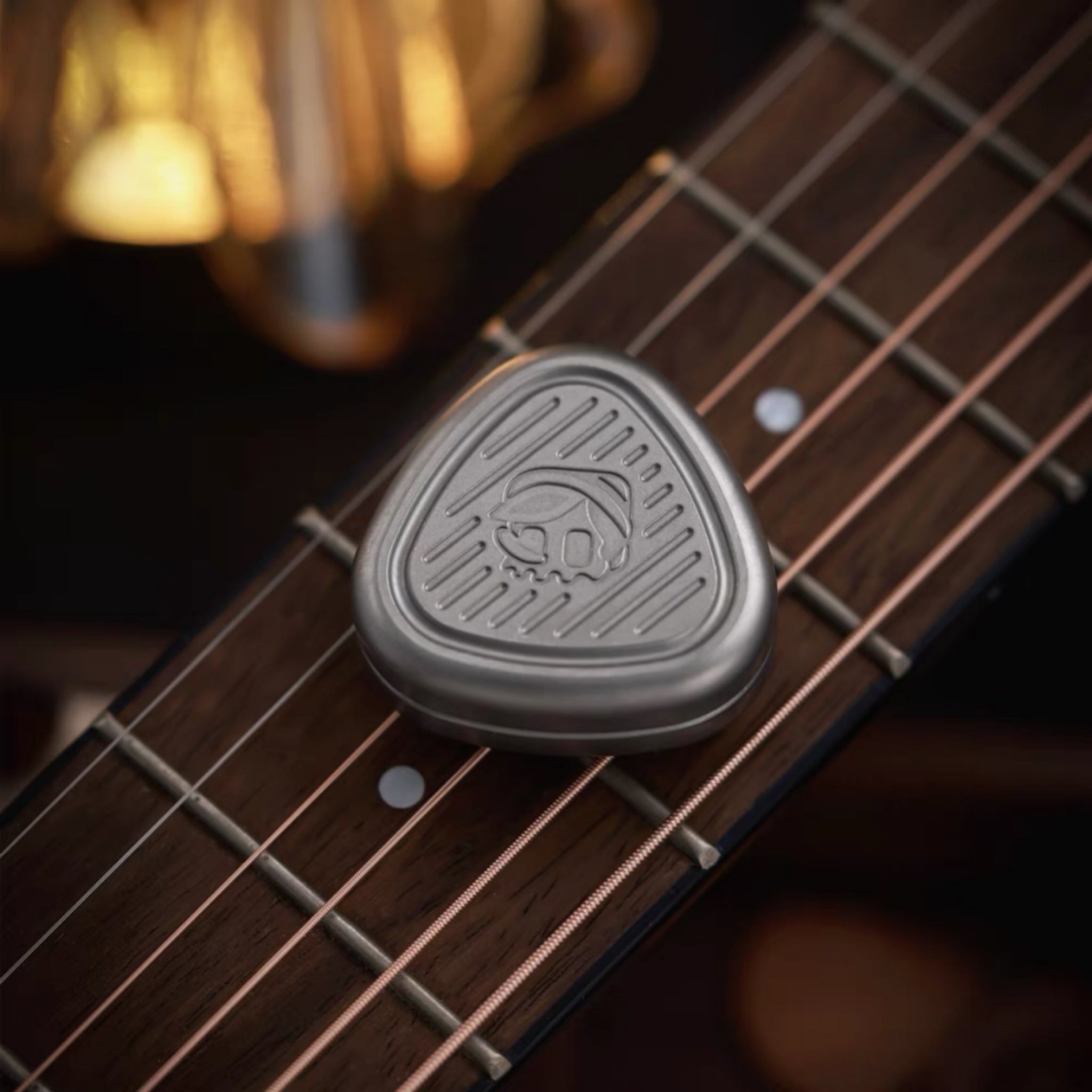 ACEdc Guitar Pico Pick Haptic Coin - Meta EDC