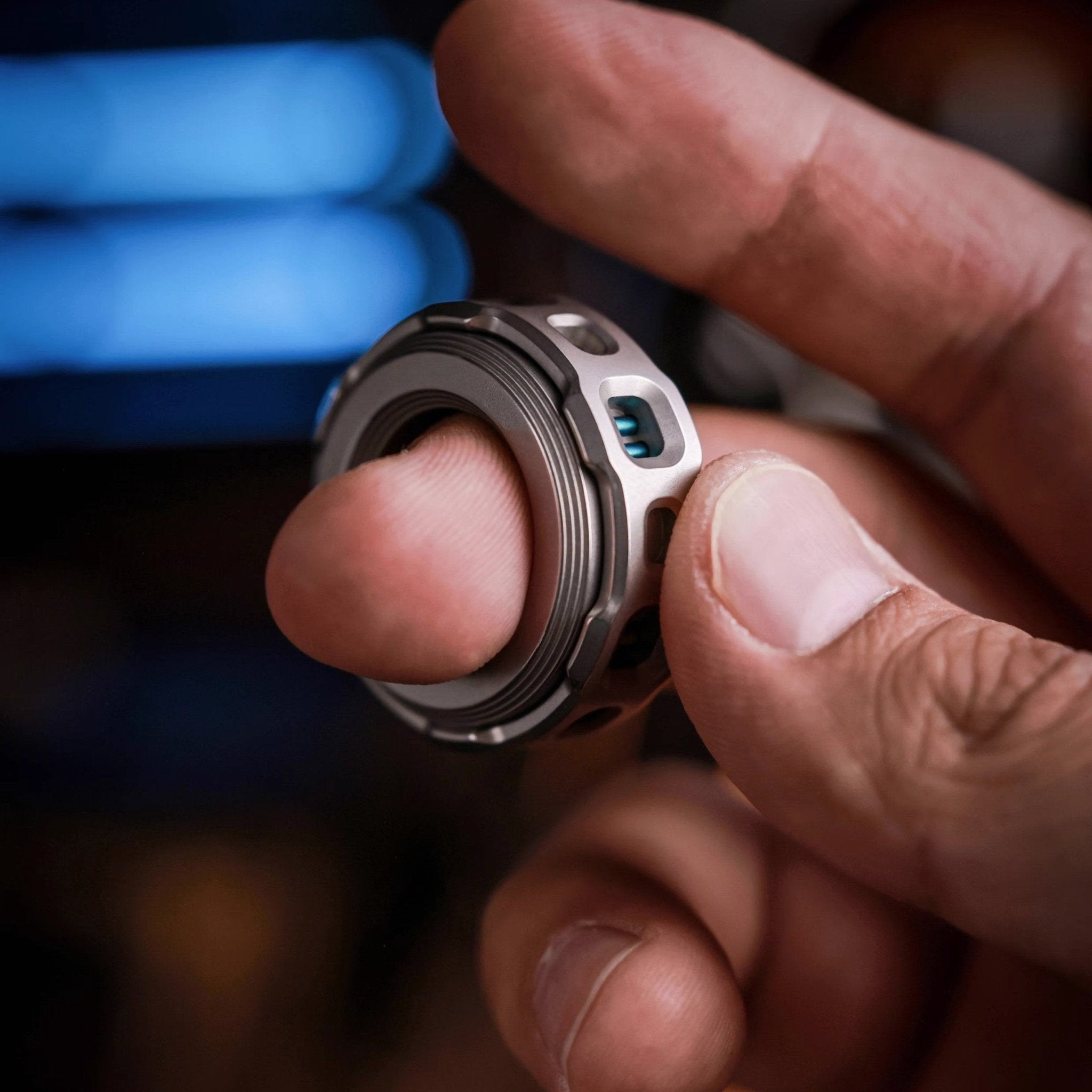 ACEdc Shadow Raider Mechanical Fidget Ring - MetaEDC