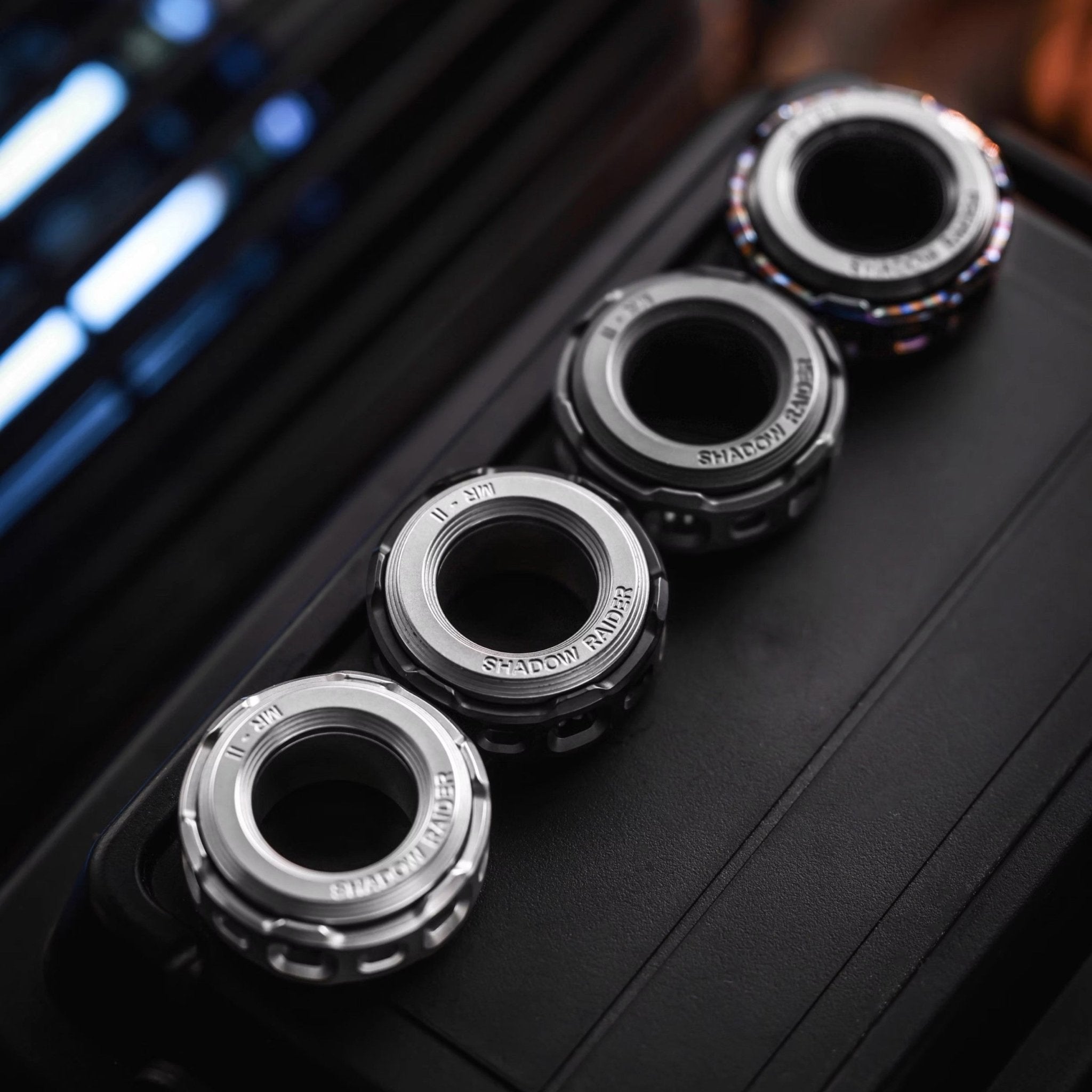 ACEdc Shadow Raider Mechanical Fidget Ring - MetaEDC