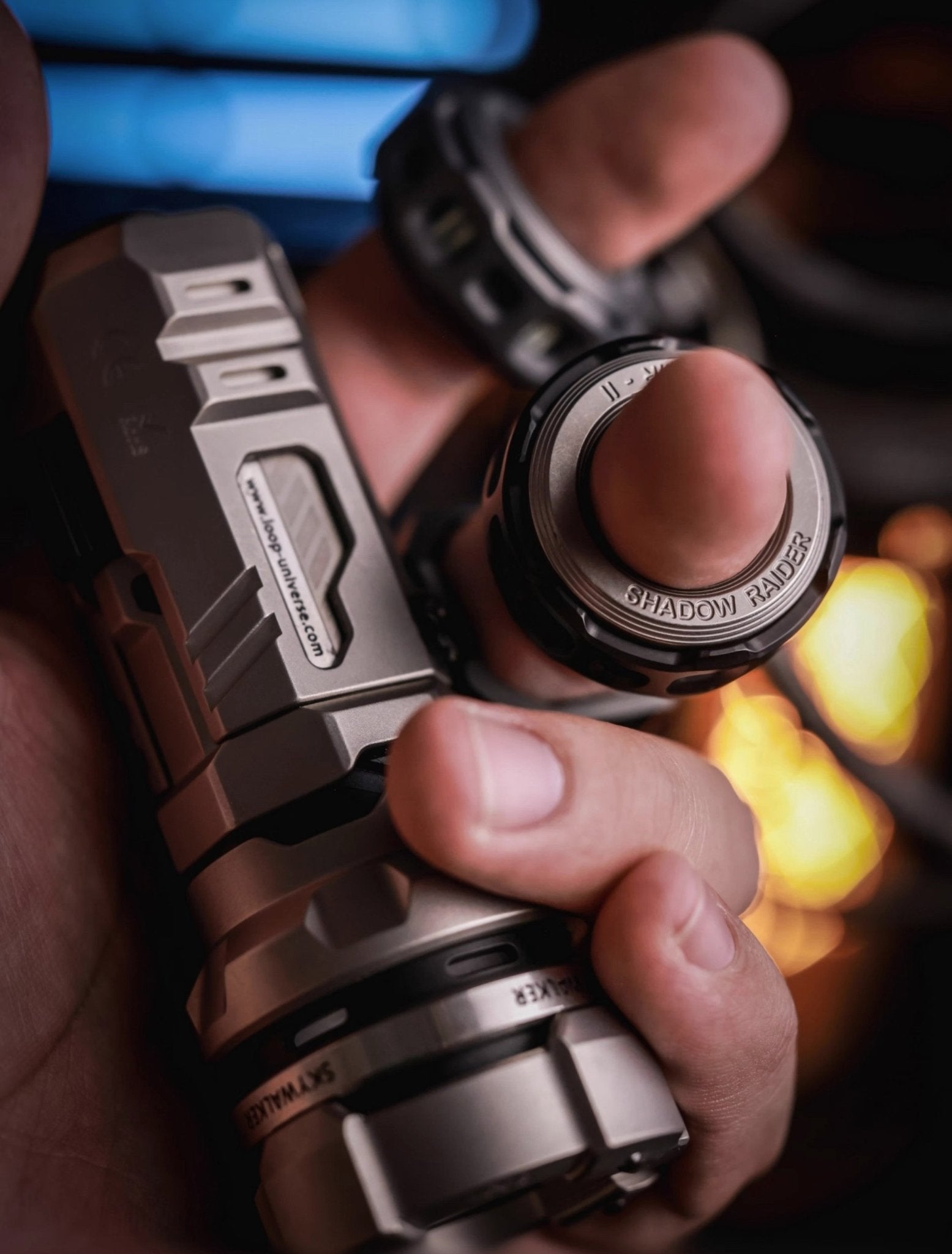 ACEdc Shadow Raider Mechanical Fidget Ring - MetaEDC