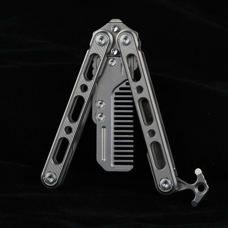 EDC Titanium Fidget Comb (Detachable) - MetaEDC