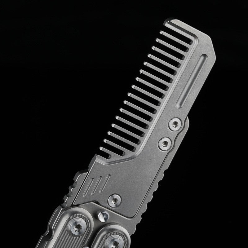 EDC Titanium Fidget Comb (Detachable) - MetaEDC