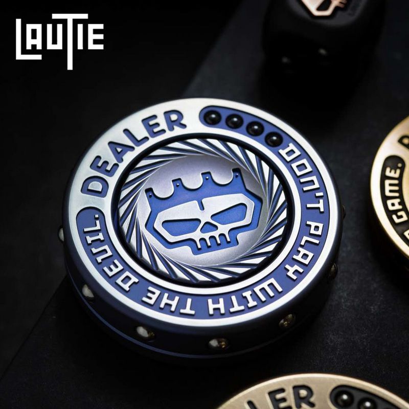 LAUTIE OG Dealer Coin 2099 Poker Fidget Spinner - MetaEDC