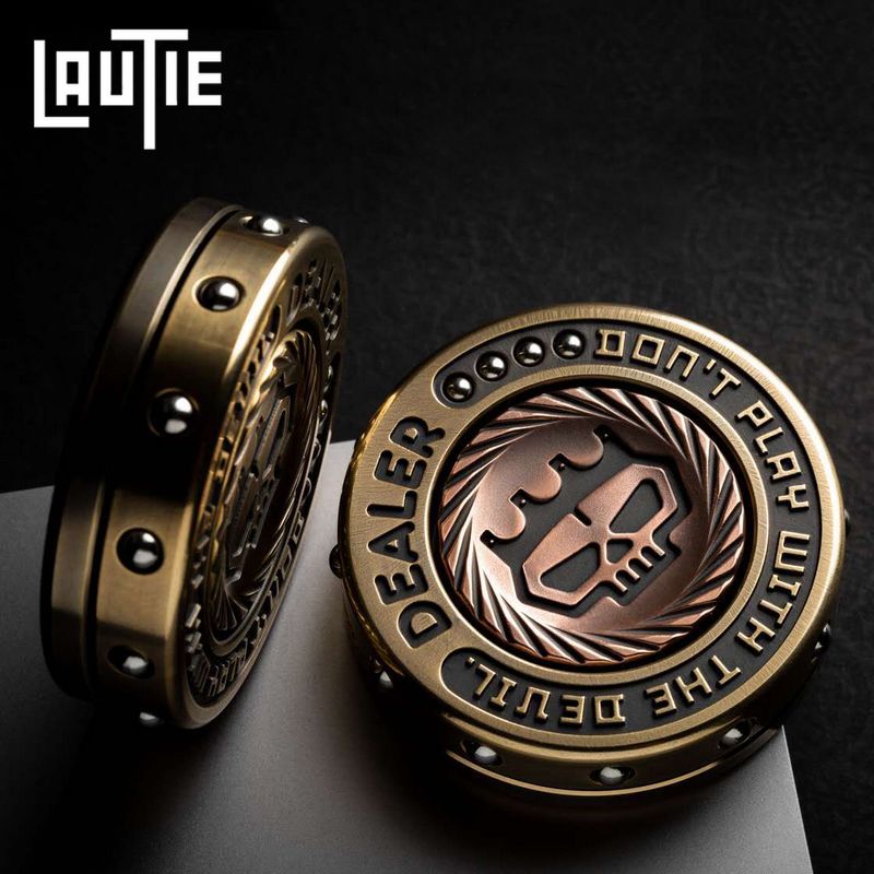 LAUTIE OG Dealer Coin 2099 Poker Fidget Spinner - MetaEDC