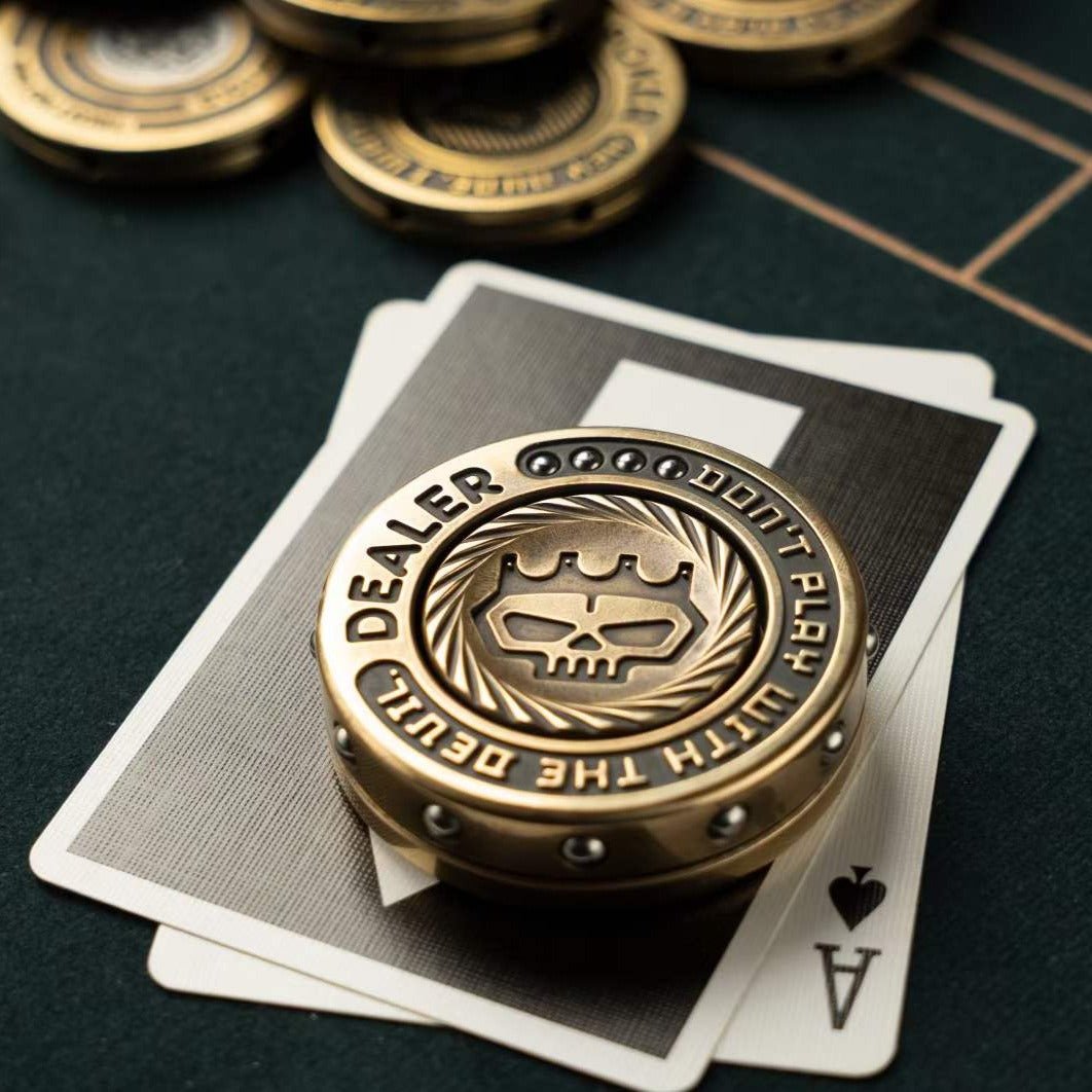 LAUTIE OG Dealer Coin 2099 Poker Fidget Spinner - MetaEDC