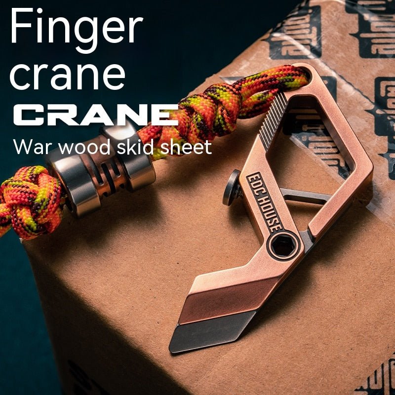 LAUTIE EDC HOUSE Finger Crane EDC Multi-Tool Prybar - MetaEDC