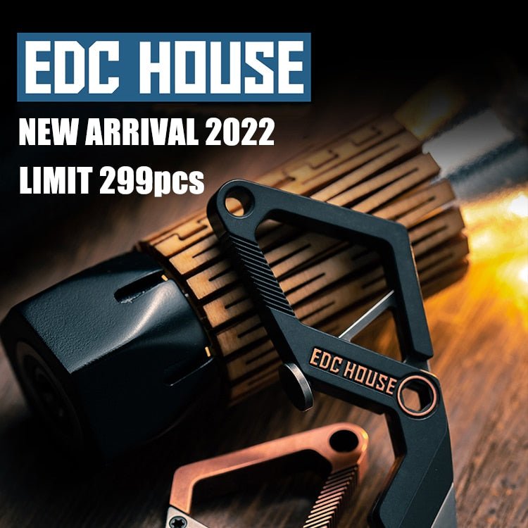 LAUTIE EDC HOUSE Finger Crane EDC Multi-Tool Prybar - MetaEDC