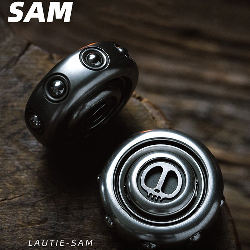 LAUTIE SAM Ring Gyro Devil's Son Fidget Spinner Toy - MetaEDC