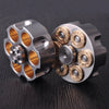 Load image into Gallery viewer, MLD Revolver Bullet Stainless Steel EDC Fidget Spinner Toy - Meta EDC