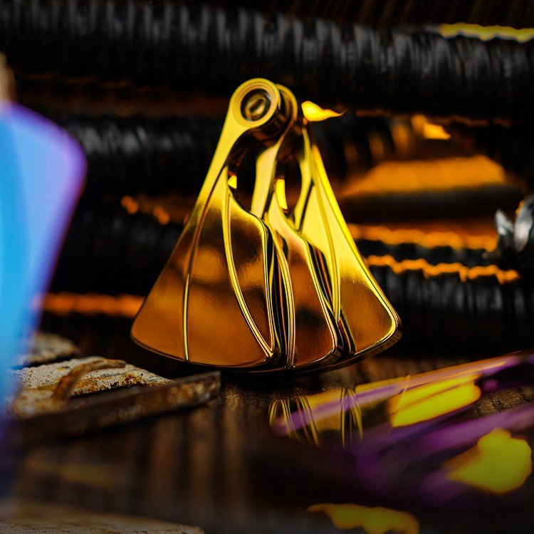 Muyi X Mot PEACOCK Hand Fan Fidget Slider | Fidget Toy | MetaEDC