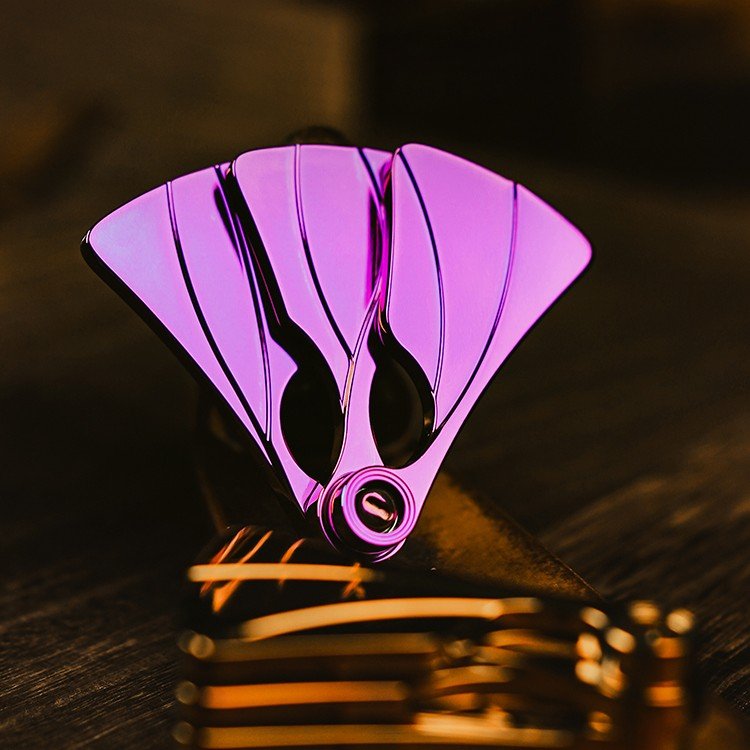 Muyi X Mot PEACOCK Hand Fan Fidget Slider | Fidget Toy | MetaEDC