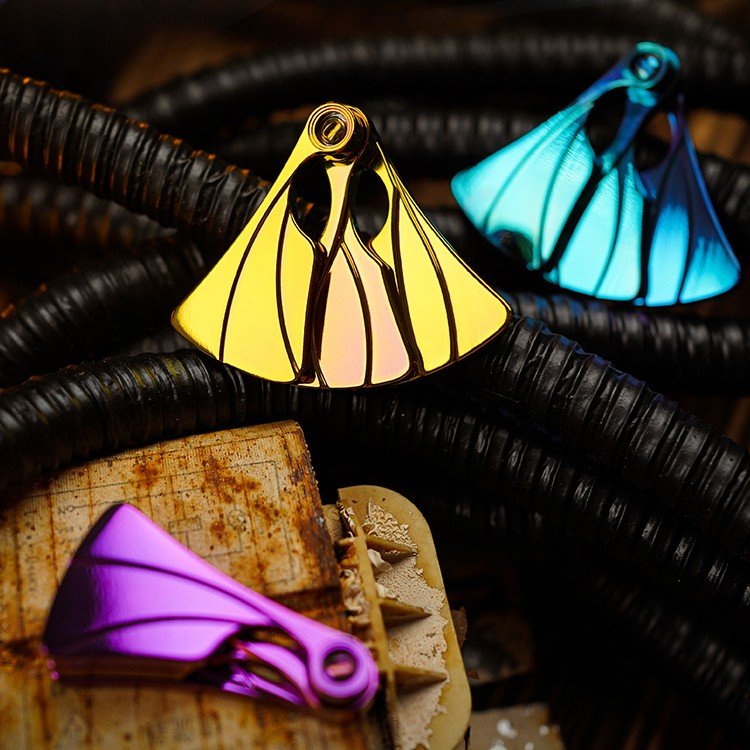 Muyi X Mot PEACOCK Hand Fan Fidget Slider | Fidget Toy | MetaEDC