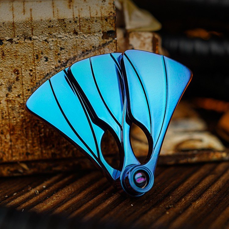 Muyi X Mot PEACOCK Hand Fan Fidget Slider | Fidget Toy | MetaEDC