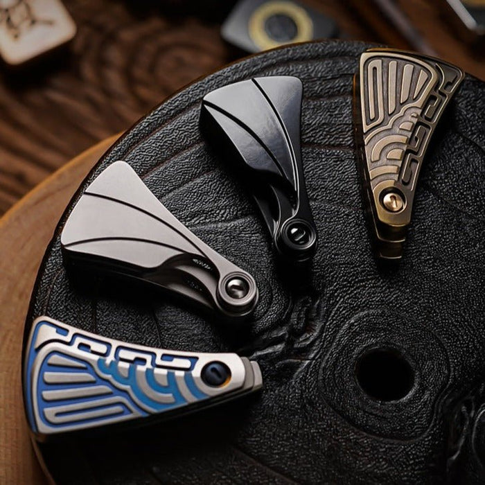 Muyi X Mot PEACOCK Hand Fan Fidget Slider | Fidget Toy | MetaEDC