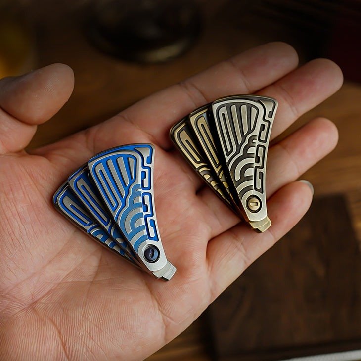 Muyi X Mot PEACOCK Hand Fan Fidget Slider | Fidget Toy | MetaEDC