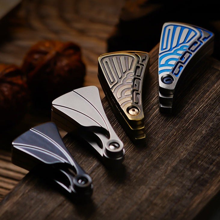 Muyi X Mot PEACOCK Hand Fan Fidget Slider | Fidget Toy | MetaEDC