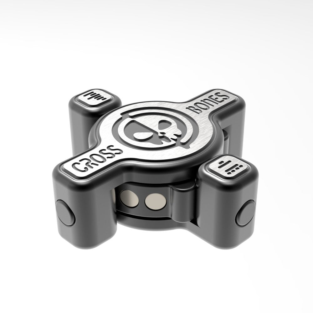 Osseous Point EDC Cross Bones Fidget Slider - MetaEDC