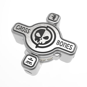 Osseous Point EDC Cross Bones Fidget Slider - MetaEDC