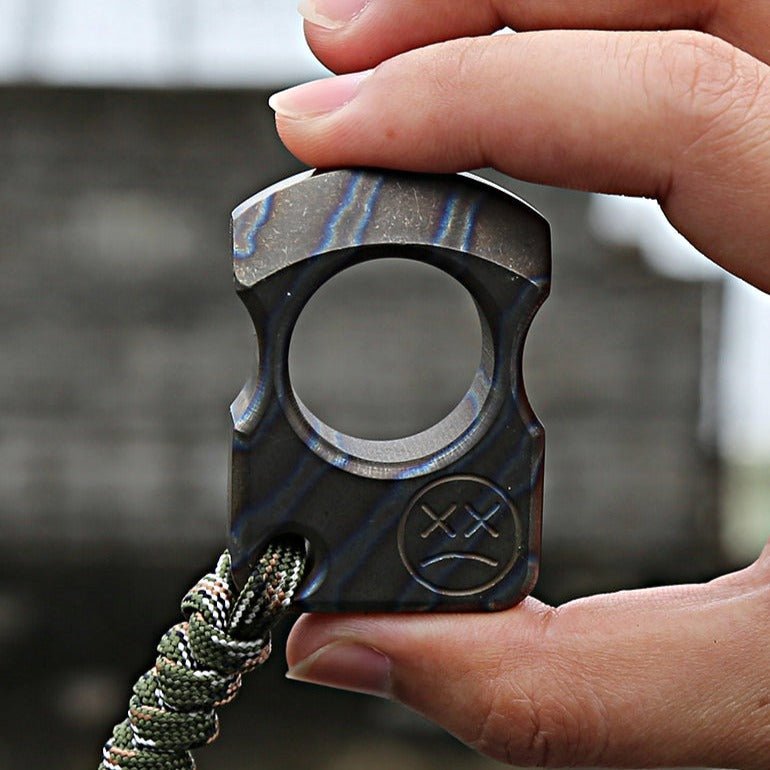 Titanium EDC Knuck Decorative Key Ring - MetaEDC