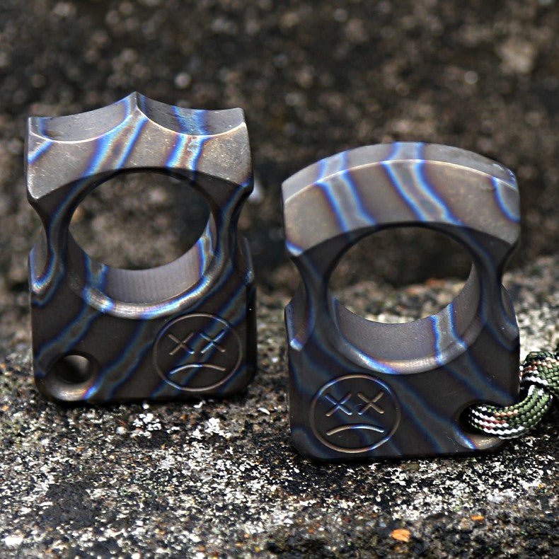Titanium EDC Knuck Decorative Key Ring - MetaEDC